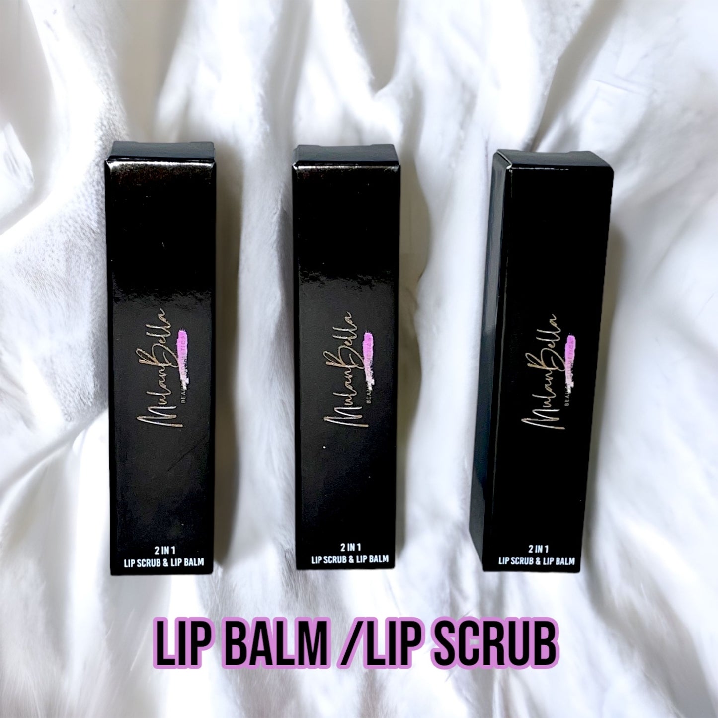 Lip balm with scrub