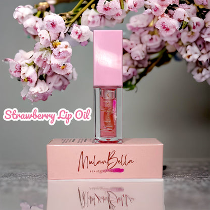 Strawberry lip oil